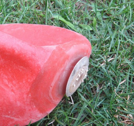 Duša s ventilom na prišívanie, už dávno sa nepoužíva, bývala v tkz. televízkach